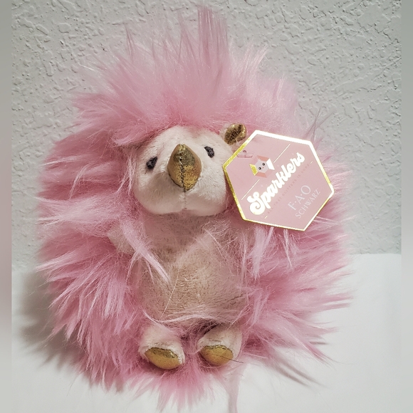 FAO Schwarz Other - NWT F.A.O Schwarz Sparklers Pink Hedgehog